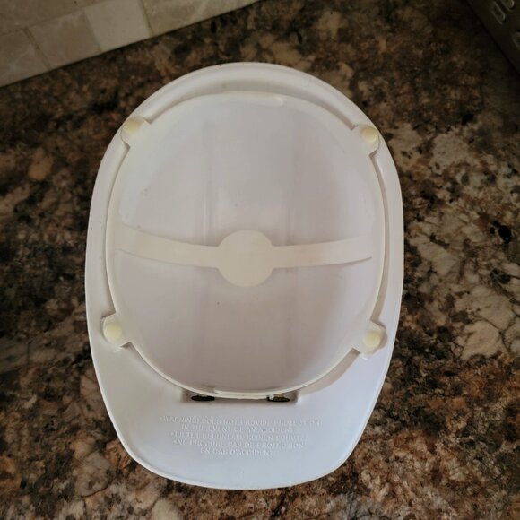 Vintage Little Tikes White Construction Hard Hat -1990s - Picture 3 of 3
